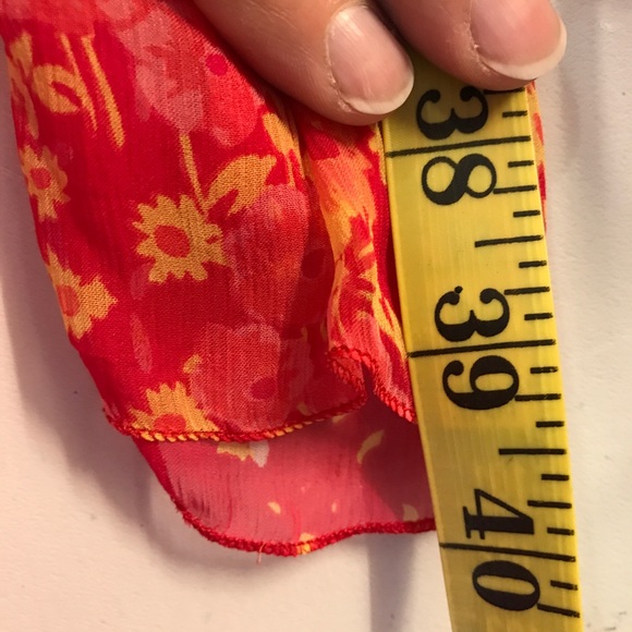 Blumarine Silk Ruche Red Dress - Picture 8 of 8